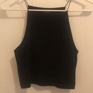 Black crop top